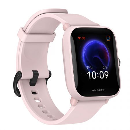 Amazfit Bip U Pink Smart Watch buy online offlice lowest price ahmedabad vadodara surat rajkot palanpur dabhoi gujrat india 1