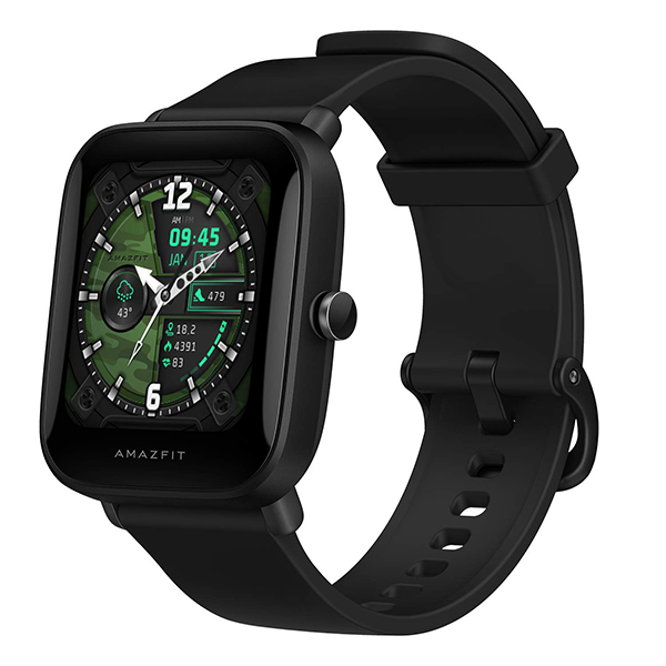 Amazfit Bip U Pro Black Smart Watch buy online offlice lowest price ahmedabad vadodara surat rajkot palanpur dabhoi gujrat india 1