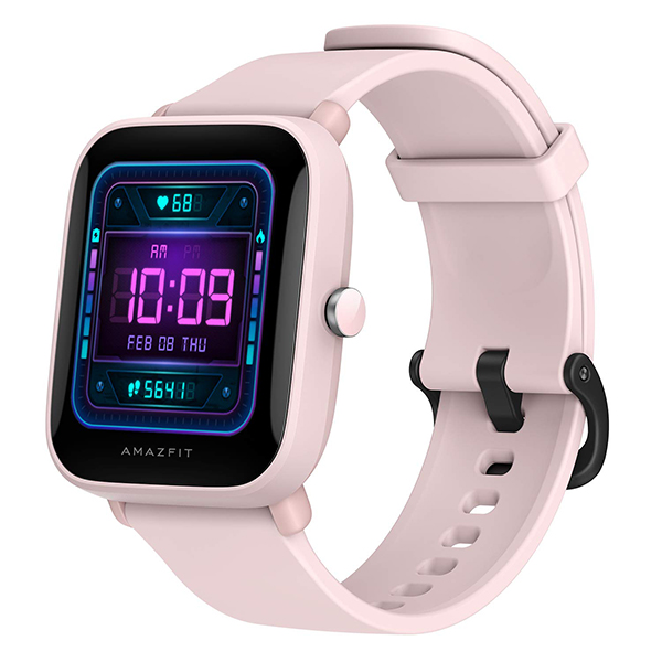 Amazfit Bip U Pro Pink Smart Watch buy online offlice lowest price ahmedabad vadodara surat rajkot palanpur dabhoi gujrat india 1