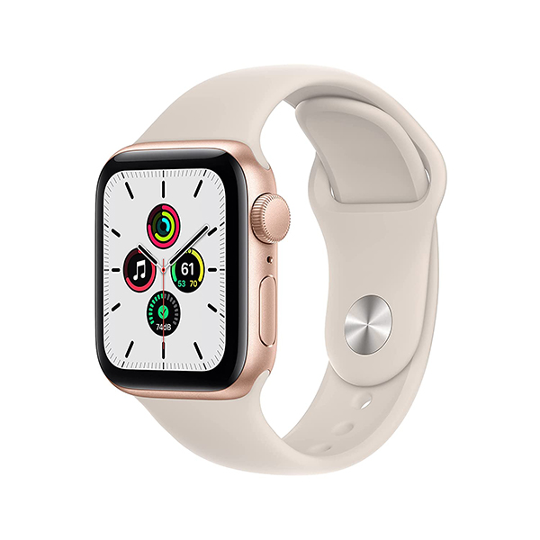 Apple Watch SE GPS 40mm Gold Aluminium Case with Starlight Sport Band 01 phonewale buy online lowest rate phonewale buy online lowest rate