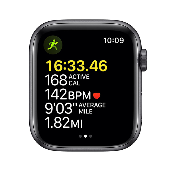 Apple Watch SE GPS 40mm Space Grey Aluminum Case with Midnight Sport Band 03 phonewale