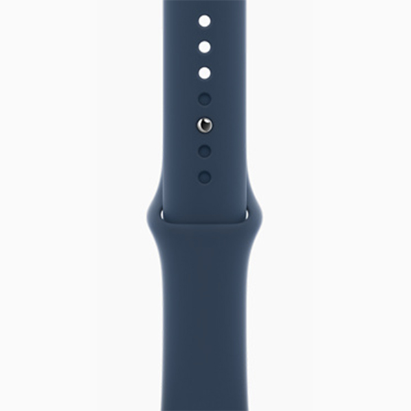Apple Watch Series 7 GPS 41mm Blue Aluminium Case with Abyss Blue Sport Band Regular 03 phonewale