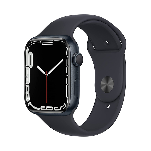 Apple Watch Series 7 GPS 41mm Midnight Aluminium Case with Midnight Sport Band Regular 01 phonewale