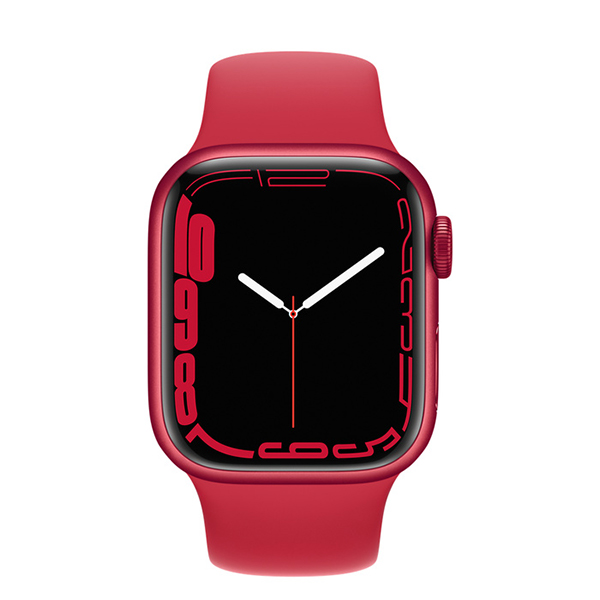 Apple Watch Series 7 GPS 41mm PRODUCTRED Aluminium Case with PRODUCTRED Sport Band Regular 02 phonewale