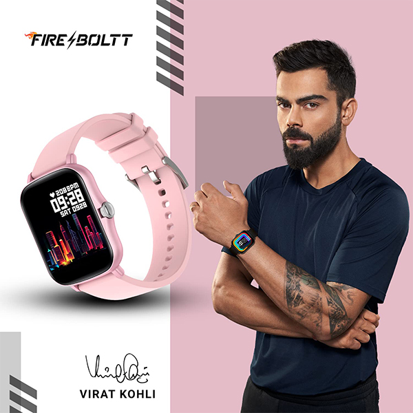 Fire Bolt Bsw002 Pink Smart Watch 02 gujarat india ahamedabad surat valsad vapi mehsana palanpur rajkot buy online at lowest price