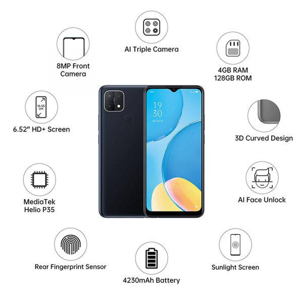 Oppo A15s BLACK RIGHT phonewale ahmedabad android phone online lowest price ahmdeabad surat baroda gujarat rajkot palanpur navasri india