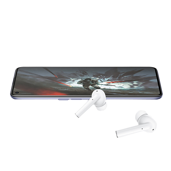 Realme Air Pro RMA210 White Earbuds phonewale online buy lowest price surat rajkot
