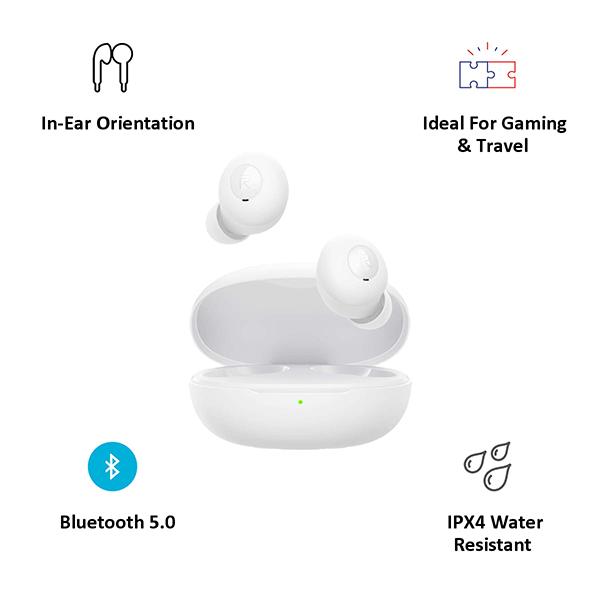 Realme Buds Q RMA215 White Earbuds 04 phonewale online buy at lowest price ahmedabad gujarat