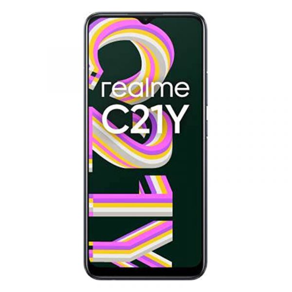 Realme C21Y Black FRONT phonewale ahmedabad android phone online lowest price ahmdeabad surat baroda gujarat rajkot palanpur navasri india