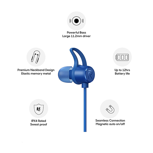 Realme RMA108 Blue Bluetooth Neckband 02 phonewale online buy at lowest price ahmedabad gujaratphonewale online buy at lowest price ahmedabad gujarat