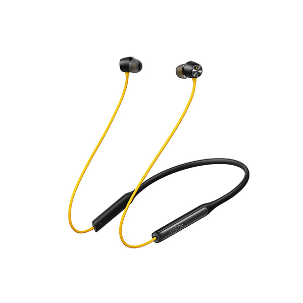 Realme RMA108 Yellow Bluetooth Neckband 01phonewale online buy at lowest price ahmedabad gujarat