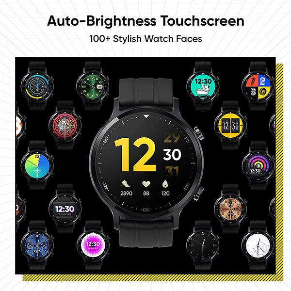 Realme Watch S Black Rma207 Smart Watch 03 gujarat india ahmedabad surat valsad vapi mehsana palanpur rajkot buy online at lowest price