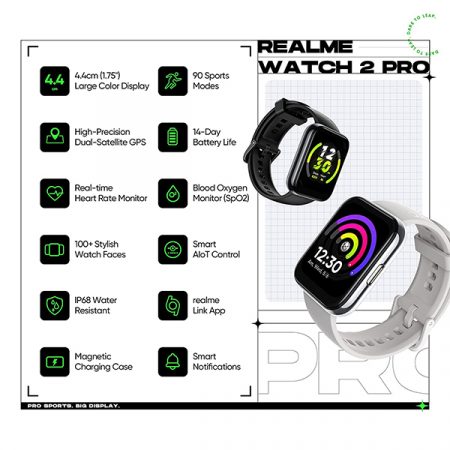 Realme Watch2 Pro Metallic Silver Smart Watch 02 gujarat india ahmedabad surat valsad vapi mehsana palanpur rajkot buy online at lowest price