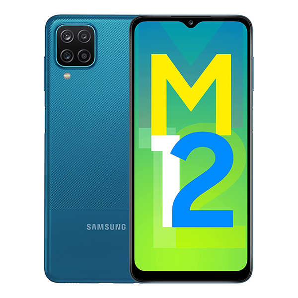 Samsung M12 blue phonewale ahmedabad android phone online lowest price ahmdeabad surat baroda gujarat rajkot palanpur navasri india 1