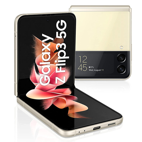 Samsung Z Flip 3 5G Cream phonewale ahmedabad android phone online lowest price ahmdeabad surat baroda gujarat rajkot palanpur navasri india 1