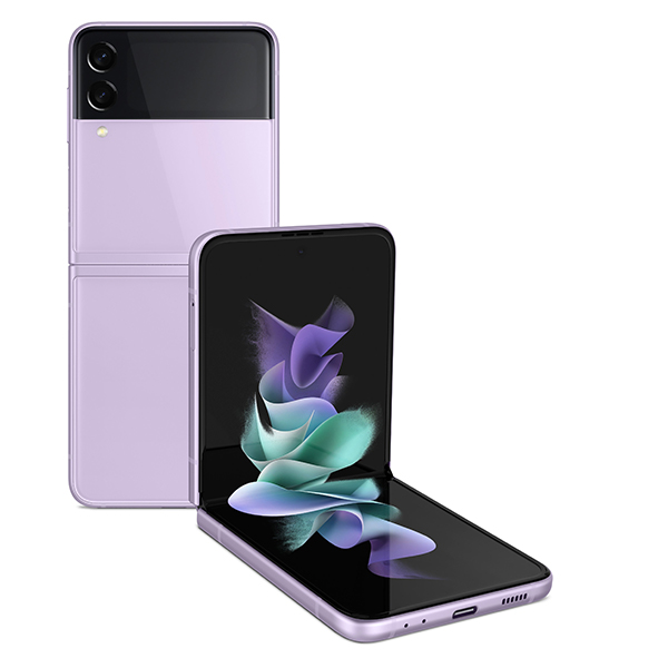 Samsung Z Flip 3 5G Lavender phonewale ahmedabad android phone online lowest price ahmdeabad surat baroda gujarat rajkot palanpur navasri india 4