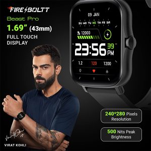 utu9lllg Fire Bolt Beast Pro Bsw016 Black Smart Watch 02 phonewale online buy at lowest price ahmedabad mumbai delhi chennai jaipur udaipur agra kerala tamilnadu