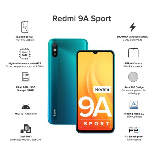 Redmi 9a Sport green3