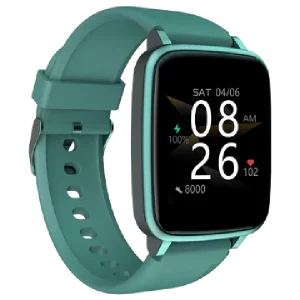 Noise ColorFit Beat Smartwatch Teal Green Strap Free Size3