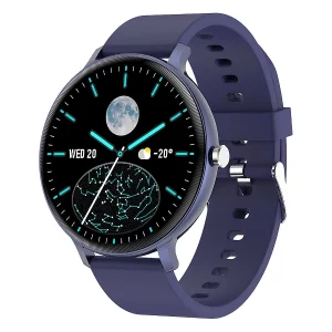 PAUZE Spirit 360° Full Touch Round Smart Watch Blue 1