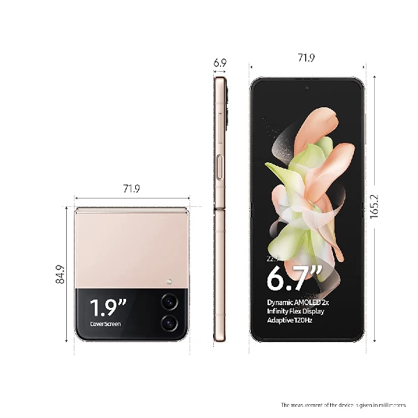 Samsung Galaxy Z Flip 4 5G 8GB256GB Pink Gold 3