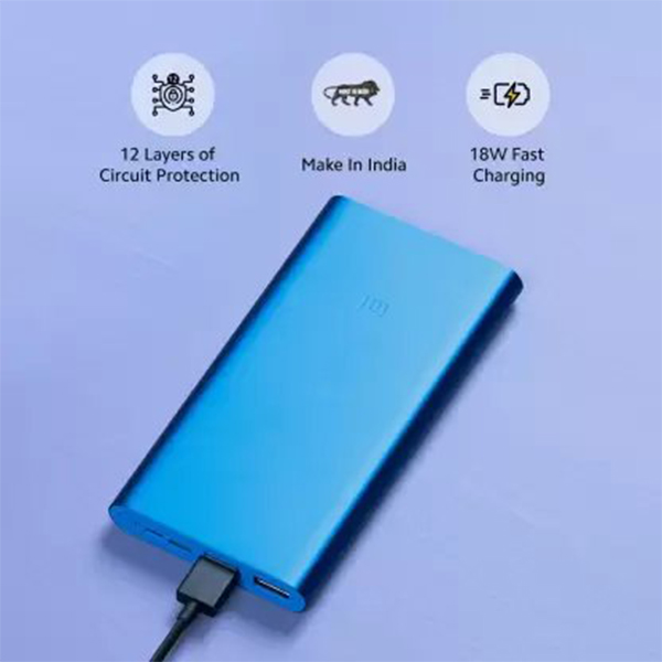 Mi 3i 10000 mAh Power Bank BluePhonewale Fonebook Ahmedabad Surat Rajkot Baroda Gujarat Maharastra Chennai Mumbai India Lattest smart phones new4